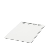 ESL 44X 7 Маркировочные полосы, Лист, белый, без надписи, маркируется с помощью: Офисные системы печати, с перфорацией, тип монтажа: вставить, размер маркировочного поля: 44 х 7 мм, 1 табличка.