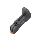 SRU08-E Колодка (разъём) для реле RFT2CO, установка на DIN рейку, макс. ток 10А. Пластиковый корпус. Напряжение 300В. Цвет черный, винтовой зажим preview