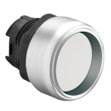 LPCB308 Толкатель кнопки в пластиковом корпусе, с выступающим защиным кольцом без фиксации, (без крепежного основания ..AU120), цвет белый preview