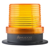 SNT-915-3 Сигнальный маяк 90 мм, цилиндрический корпус, монтаж на поверхность, 5 режимов свечения, Жёлтый, 12-24V AC/DC, IP65. preview