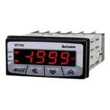 MT4N-DA-E5 Мультиметр, измеряет постояный ток до 5А DC, выходы реле 0.3А, 125VAC (OUT1, OUT2) + передача текущего значения (4-20 мА пост. тока), размер 48x24 мм, питание прибора 12-24VDC/AC