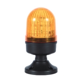 MS66G-FFF-Y Сигнальный маяк d=66×97мм, монтаж на пластиковой опоре, LED модуль пост./мигающ. свечения: жёлтый, питание 110…220VAC, IP65