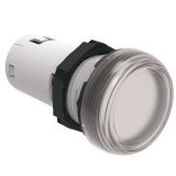 LPMLM7 Моноблочный светодиодный индикатор, d=22 мм, постоянное свечение, 230VAC, Т= -25...+70 C, IP66, IP67, IP69K с передней; IP20 с задней стороны, Цвет прозрачный preview