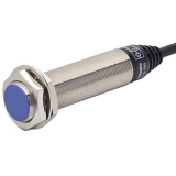 PRDL18-7DP Датчик приближения индуктивный, длиный корпус, увеличенная зона срабатывания до 7 мм, диаметр M18x1 mm, PNP - НО, экранированный (заподлицо), питание 12-24VDC, макс. частота срабатывания 300Гц, IP67, кабель 2 метра.