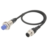 PRDW12-8DP Датчик приближения экранированный, увеличеное раст. срабатывания, диаметр датчика: 12 мм. расстояние срабатывания: до 8 мм. PNP НО, с индикацией, с разъемом на кабеле.