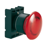 8 LP2T BL6144 Толкатель грибовидной кнопки d=40 мм в пластиковом корпусе, с возможностью установки подсветки, без фиксации, (в комплекте с крепежным основанием ..AU120), цвет красный preview