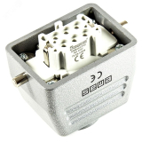 EBM06PU30 Розетка 6 полюсов, 16А, корпус металлический, монтаж на кабель