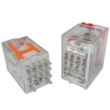 AE-405ALTU Реле 5А, 4С, катушка 110VAC, светодиод + тестовая кнопка