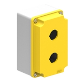 LPZM2A5 Корпус для пультов управления на 2 кнопки d=22 мм, металл, желтый, 80х130х73 мм preview