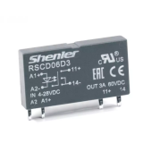 RSCD06D3 Реле интерфейсное полупроводниковое, 1NO, 3A(60VDC), 4_28VDC, W=6.2mm