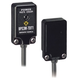 BPS3M-TDTL-P Компактный фотодатчик, плоский, 16x7.5x28 мм, в комплекте излучатель и приёмник, на свет, DC12-24V, PNP - выход, расст. срабат. 0 - 3 м, непрозрачный объект мин. D=5 мм, кабель 2 м