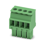 MCVW 1.5/4-ST-3.5 Вилочная часть, номинальный ток: 8 A, расчетное напряжение (III/2): 160 В, полюсов: 4, размер шага: 3,5 мм