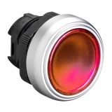 LPCQL104 Толкатель кнопки  c фиксацией, с возможностью установки подсветки, пластиковый (без крепежного основания ..AU120) цвет красный