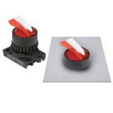 S2SRN-L Селекторные переключатели с подсветкой, выступающего типа ,с ручкой Shark, 22/25 мм