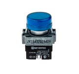 MTB2-BV636 Сигнальная лампа в сборе, синий, 220V AC/DC, мет.