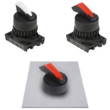 S2SRN-S Селекторные переключатели без подсветки, выступающего типа ,с ручкой Shark, 22/25 мм