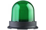 FNAZ-1215-2 (полный аналог SNT-1215-2) Сигнальный маяк 125 мм, куполовидный, монтаж на поверхность, 5 режимов свечения, Зелёный , 12-24V AC/DC, IP65.