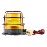 SNT-125-PH-KFS-3  Сигнальный маяк для подключения телефона, 5 режимов свечения, Жёлтый, 85-260V AC/DC, IP65. Зуммер preview