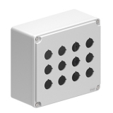 LPZM12CA8 Корпус для пультов управления на 12 кнопок d=22 мм, металл, серый, 170х190х90 мм preview