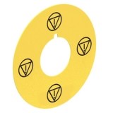 LPXAU123 Пластиковый диск для грибовидных кнопок с символами IEC60417-5638, 60 мм preview