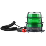 SNT-F915-KFS-2 Магнитный маяк с разъемом для прикуривателя, 12-24V AC/DC, зелёная линза, с защитной решеткой, Mucco, IP65. preview