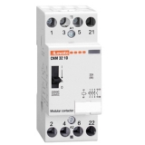 CNM3210024 3-х или 4-х полюсный модульный контактор с ручным управлением, 32 A AC1, 24 VAC/DC (4NO) preview