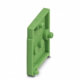 RZ 2.5-FRONT 2.5 H Деталь для увеличения шага, увеличивает шаг на 2,5 мм, соединяется с клеммным модулем шипами, цвет: зеленый preview
