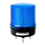 MS115L-F02-B Светодиодные лампы постоянное + мигающее свечение. питание 24 VAC/DC, диаметр плафона d=115мм, цвет плафона: синий, IP65.
