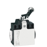 KND2L02 Концевой выключатель, рычажный толкатель с боковым металлическим роликом, 2 боковых входа, 2NC preview