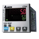 CTA4000D Комбинированный цифровой прибор (таймер, счетчик импульсов и тахометр), 48x48мм, 24VDC, входы типа NPN/PNP, 1-ый вых NPN транзистор/реле, 2-ой вых NPN транзистор preview