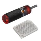 BRQP3M-PDTA-P Фотодатчик цилиндрического типа, корпус М18х1, длина 62 мм, 3 м, выход PNP, с отражателем в комплекте. питание 12-24VDC, кабель 2 метра.