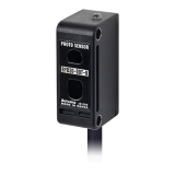 BYD30-DDT-U Датчик диффузного отражения с конвергентным лучом, инд. срабатывания сверху, размер 12x32x18 мм, расст. сраб от 10...до 30мм, Выход NPN, режим работы на свет, Питание 12-24VDC, встроенный таймер 0,1-2 с,  IP50, кабель 2 м.