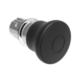LPSB6742 Грибовидная, нажимная кнопка Platinum, диаметр 40 мм, металлическая, с фиксацией, возврат оттягиванием, цвет черный, для простой остановки, (без крепежного основания LPXAU 120M) preview