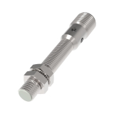 FN08DPC-E2 Магнитный датчик цилиндрический M8x40 мм, эффект Холла, заподлицо, нержавеющая сталь, расст. сраб. до 2 мм, питание 10-30VDC, выход PNP НЗ, макс. ток. 200мА, макс. 200 Гц, IP67, разъём М12 4-pin