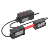 PDM-TC50TGR Лазерный датчик измерения диаметра, мин. диаметр объекта, 1 мм, красный лазер, класс 1, раст сраб до 500мм, Режим измерения ширины: 10 мм; кромки: ±5 мм,  Питание 12…24 DC,  Выход RS-485 и NPN  НО. Двузначный дисплей.  IP50 preview