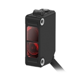 BJX3M-PDT Фотодатчик компактный с поляризац. фильтром, отражение от рефлектора (MS-2A), красный 650 нм, функция MSR, размер датчика 10,6 x32x20 мм, выход NPN, на свет/на затемнение, регул. чувствит., питание 10-30VDC, IP65, кабель 2м