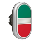 LPCBL7113 Двойная кнопка нажатия с белой подсветкой, цвет зеленый/красный preview