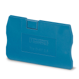 D-ST 2.5 BU Концевая крышка, Длина: 48,6 мм, Ширина: 2,2 мм, Высота: 29,1 мм, Цвет: cиний