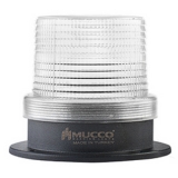 SNT-115-ND-5 Сигнальный маяк 100 мм, датчик освещенности, 5 режимов свечения, Белый, 12-24V AC/DC, IP65. preview