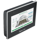 cMT3072XP (W) Панель оператора (Web-панель), 7” со встроенным web-браузером Chromium, 1024 x 600, 4-х ядерный 64-битный RISC 1,5ГГц процессор, памяти 1Гб ОЗУ и 4Гб flash, часы, Разъем А: COM2 RS-485 2W/4W, COM3 RS-485 2W, CAN Bus, Разъем B: COM1 RS-232 4W