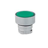 MTB2-BA3 Головка кнопки плоская, зеленый, мет.