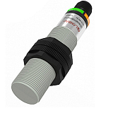 CR18XSCF08DPCY-E2 Емкостной датчик цилиндрический, M18x80 мм, пластиковый, заподлицо, выход PNP НЗ, регул. чувствит., расст. сраб. Sn=8мм, питание 10…30VDC, 20 Гц, IP68, разъём М12 4pin preview