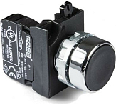 CM100DH Кнопка нажимная круглая черная  (1НО) preview