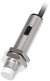 CR12CN04DNC Емкостной датчик цилиндрический, M12x56 мм, медно-никелевый сплав, незаподлицо, выход NPN НЗ, расст. сраб. Sn=4 мм, питание 10…30VDC, 50 Гц, IP67, кабель 2 м