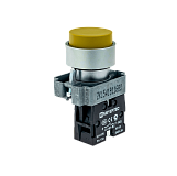 MTB2-BLZ115 Кнопка выступающая, желтая 1NO, мет. preview