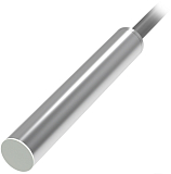 LR6.5QBF02DNCY Индуктивный датчик цилиндрический, гладкий D=6, 5 мм, расст. сраб. 2 мм, цилиндрический, заподлицо, питание 10…30 VDC, NPN, НЗ, нержавеющая сталь, IP67, кабель 2 м