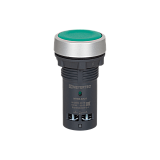 MTB8-EA31 Кнопка плоская зеленая, 1NO, IP65, пластик