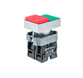 MTB2-BLZ1584 Кнопка двойная, красный/зеленый, 1NO+1NC, выступающий толкатель, мет. preview