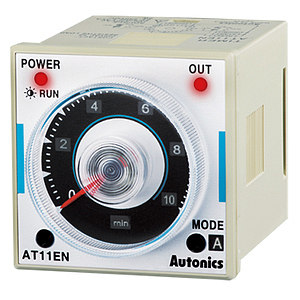 AT11EN-1 Аналоговый таймер, Универсальный, 11-контактный штепсельный, Контакт с задержкой (тип 1c), Мгновенный контакт (тип 1c), 12 В=