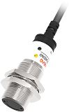 PR18-TM20DPR Оптический датчик цилиндрический, на пересечении луча, приемник, M18, медно-никелевый сплав, расстояние сраб до Sn=20м, инфр. 880 нм, выход PNP, режим работы: на свет / на затемнение, питание 10...30VDC, IP67, кабель 2 м